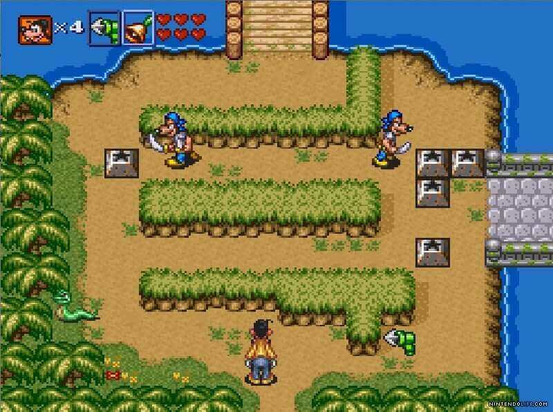 Capture d'écran du jeu Goof Troop sur NES
